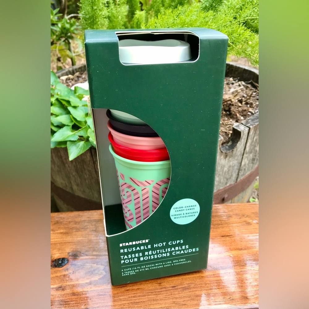 New 2020 STARBUCKS Color Change Holiday Reusable Hot Beverage Cups With Lid Gift